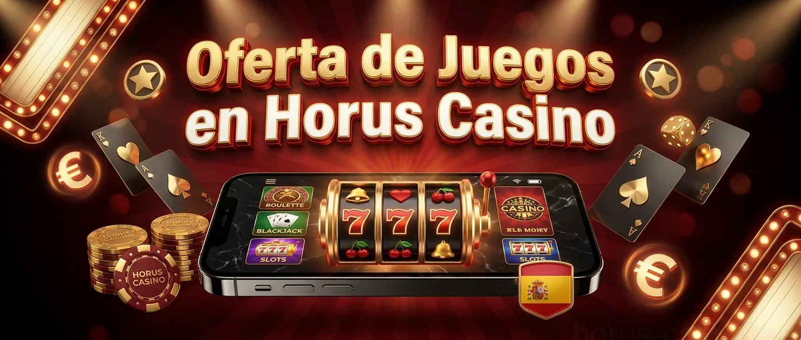 Oferta de Juegos en Horus Casino